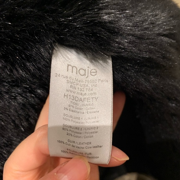 Maje army green coat - Picture 7 of 9